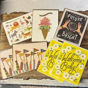 Colorful Greeting Card Set